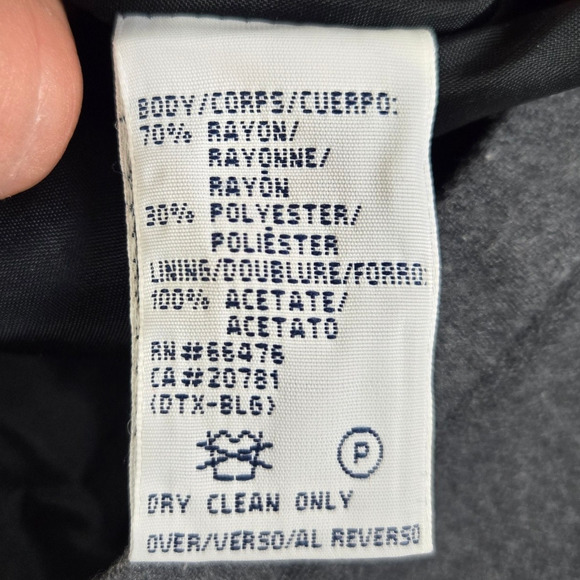 Y2K Vintage Tommy Hilfiger Gray Pink Floral Embroidered Femme Maxi Skirt Size 8 - Picture 5 of 8